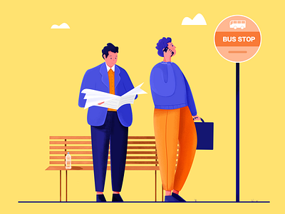 This story of waiting for a bus