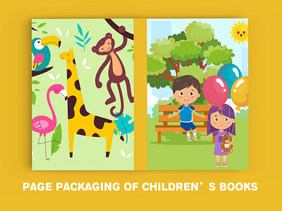 Page Packaging of Children s Books illustration