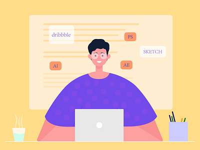 design dribbble illustration