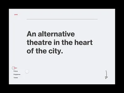 Offffff. animation brutalism brutalist hover interaction interface motion mouse previews theatre transition typography ui website