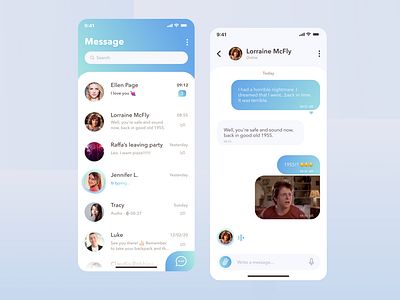 Daily UI #013 - Direct Messaging