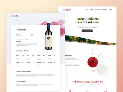 Devino card dailyui interface ui uidesign uidesigner user experience web web design web page wine