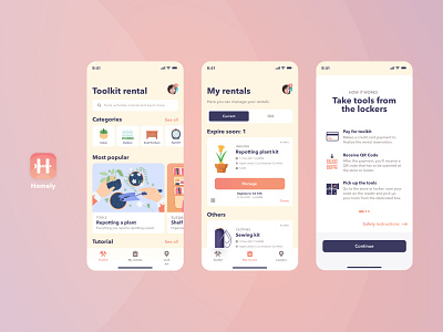 Homely App | Designflows 2021 Contest