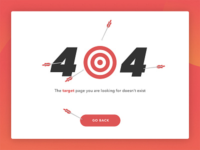 Daily UI #008 - 404 Page 404 404 page color daily ui 008 dailyui error target page ui ux web design