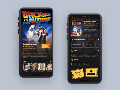 Cinema booking app - Concept