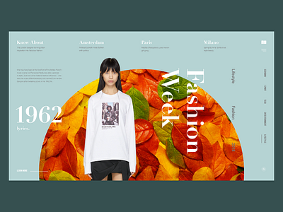 NU.NL Promo — Fashion clean clear concept fashion minimal promo typography ui ux web website