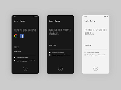 Daily UI | Sign up app daily 100 challenge daily ui signup