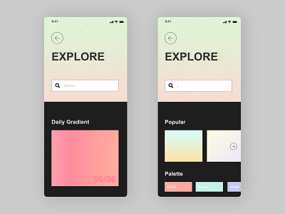 Daily UI | Search daily 100 challenge daily ui explore gradient search ui