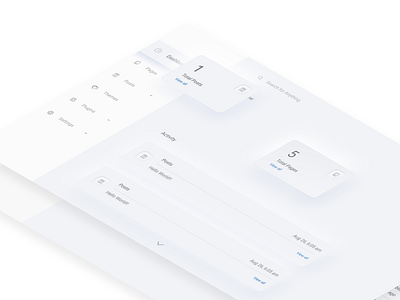 Neumorphism Dashboard dashboard design neumorphic design ui ux