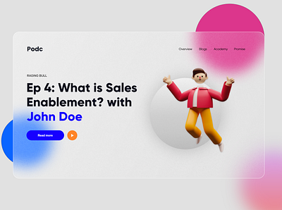 Podcast Landing Page branding