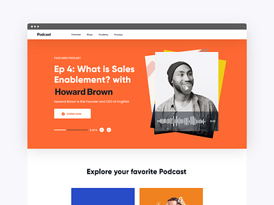 Podcast Landing Page