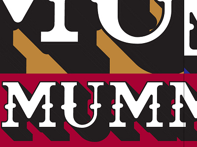 Mummer font lettering mummer mummers philly type typography
