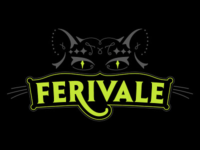 Ferivale logo cat event feral kitty nonprofit