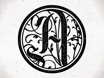 Emblem identity lettering logo