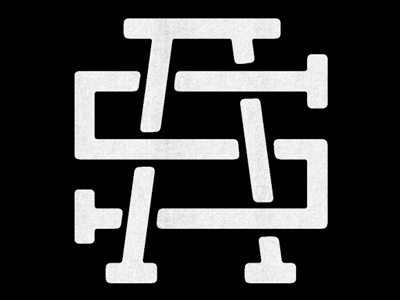 Monogram initials logo monogram