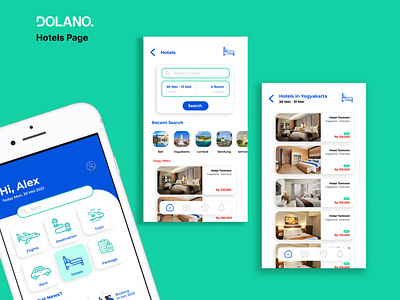 Dolano UI / UX (Hotels Page)