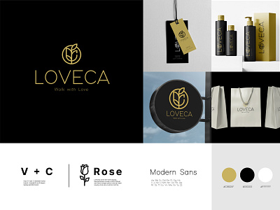 LOVECA LOGO branding design graphic logo photoshop vector