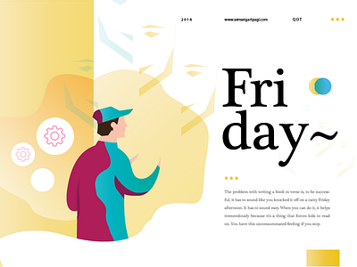 Friday design ilustration ui ux web