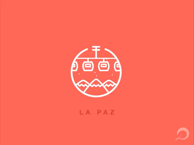 Christmas in La Paz city animation branding design icon logo motion art motion design