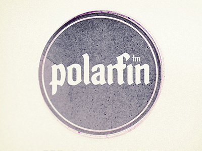 Polarfin brand levi beach logo polarfin purple texture