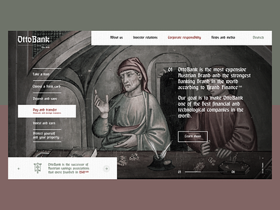 OttoBank bank dribbble finance gothic history middle ages shot