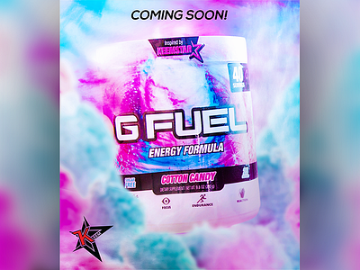 Cotton Candy GFuel Advertisement