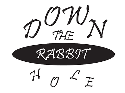 Down The Rabbit Hole branding design logo