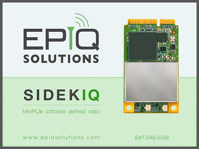 Product Label card chip epiq label packaging product radio sdr software defined radio sticker