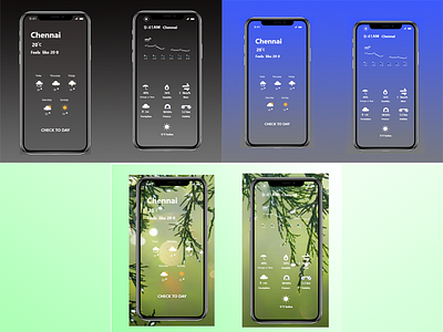 Weather App UI Chennai app applications chennai design development icon mobile storm tags techworld ui weather
