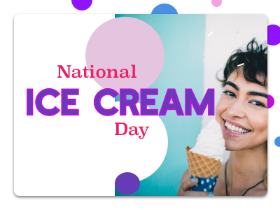 National Ice Cream Day ice cream melting national ice cream day
