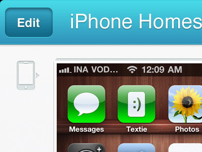 Homescreen.me iOS 4 app homescreen interface ios iphone