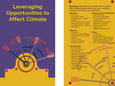 Leveraging opportunities to affect climate graphic design higher education highered illustration print design