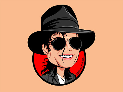Michael Jackson caricature cartoon design drive illustration king of pop michael jackson mj unique