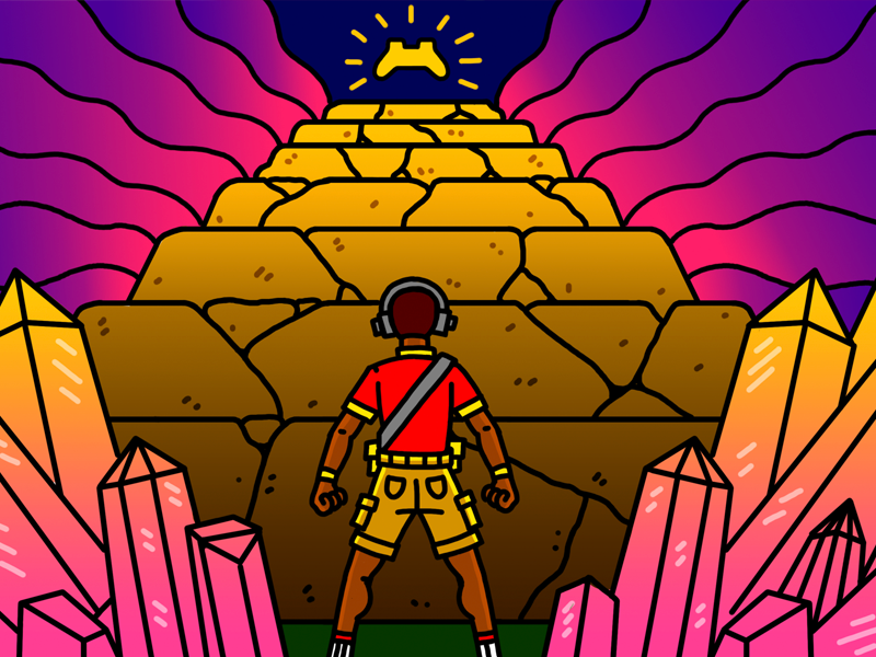The Seven Hardest to Master Games of All Time freelancer director art design drawing joshlees illustration