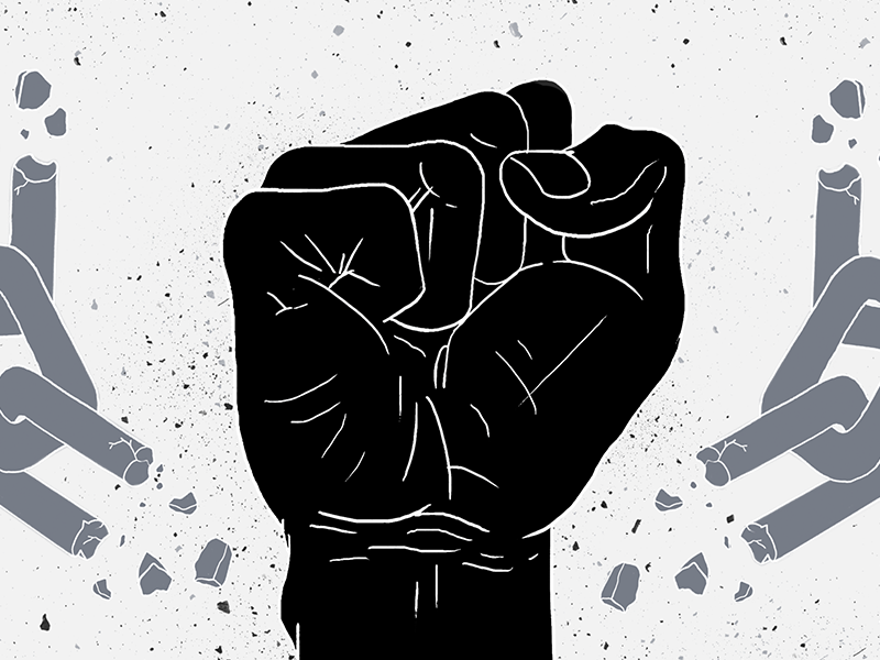 50 Years of Black Powers Most Enduring Symbol freelancer director art design drawing joshlees illustration