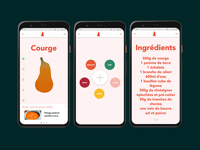 Food app design