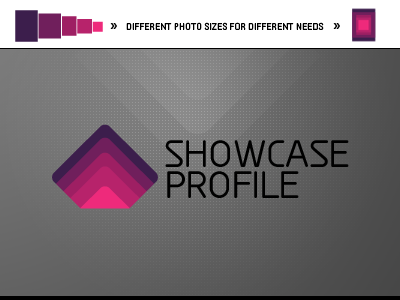 Showcase Profile Logo idea logo photo process profiles showcase wip