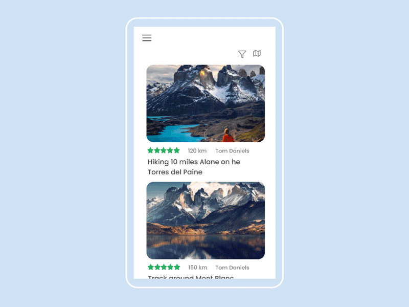 Travel App Concept