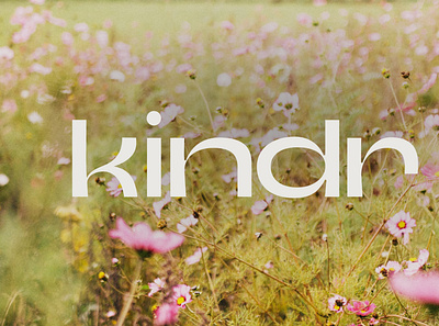 Kindr Logo branding floral logo