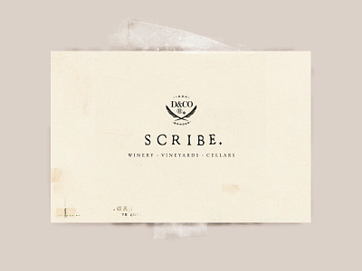 Scribe Winery - Vineyards - Cellars (Logo)