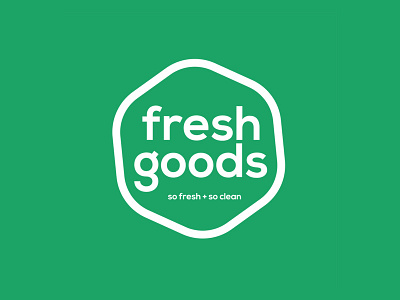 Fresh Goods Logo fresh good best freelance logotype green grocery grocerystore logo design logo design branding