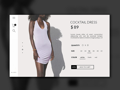 e-commerce product page ecommerce interface product page ui ux webdesign