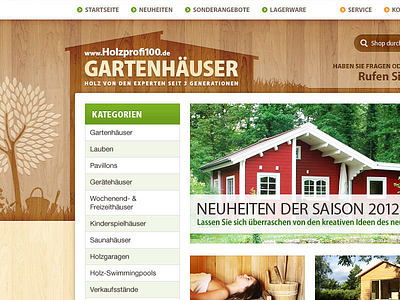 Gardenhouse Home Actual Pixels background green header navigation texture website wood