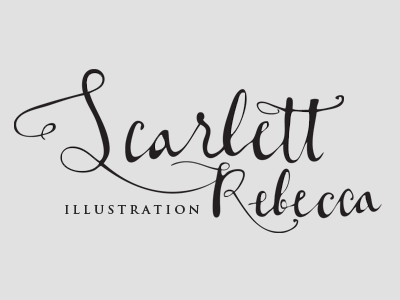 Scarlett Rebecca logo development