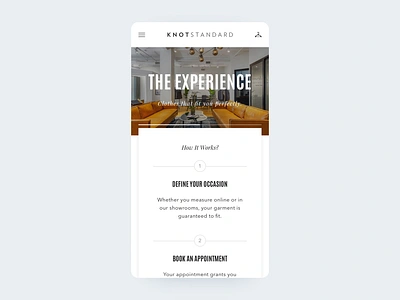 Knot Standard | Mobile Navigation animation e commerce knot standard menu mobile navigation navigation menu product design ui