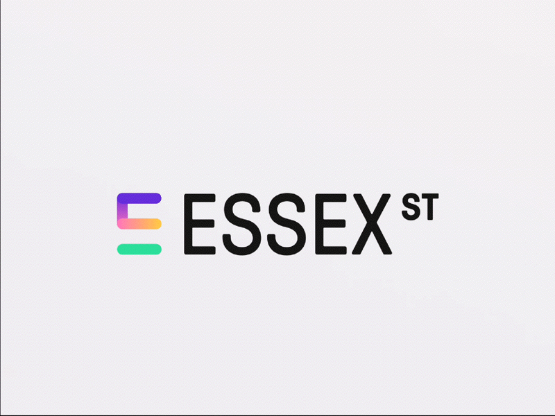 Essex St. animation branding crypto design gif gradient icon identity logo mark modern web