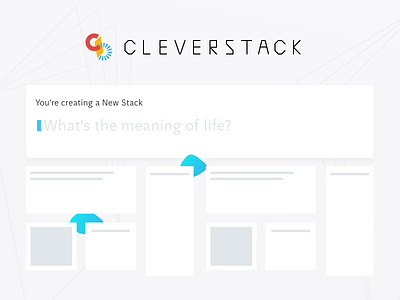 Cleverstack | New Stack Prompt aften screen cursor interface text input ui ux web