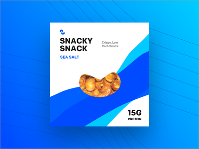 Unnamed Snack PT. 1 — Sea Salt branding chrono clean food minimal multiply packaging patterns shadow