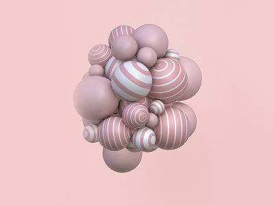 Candy 3d abstract brand 2018 colors concept design digital gradient graph motion pink