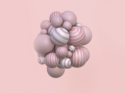 Candy 3d abstract brand 2018 colors concept design digital gradient graph motion pink